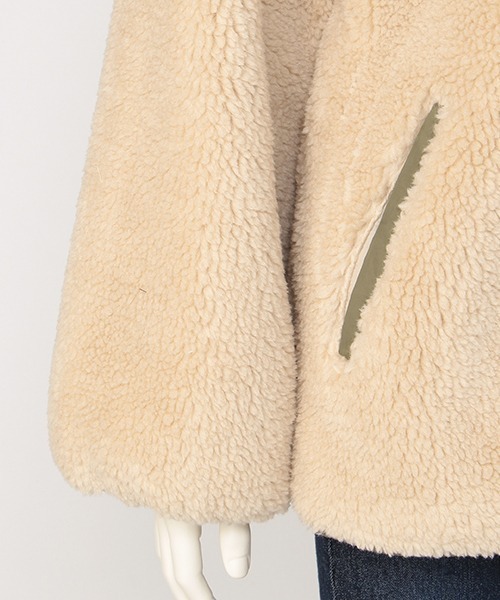 ボッテガヴェネタ ボアリバーシブルブルゾン 【公式通販】