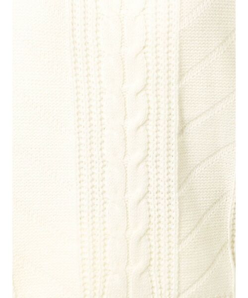 dazzlin（ダズリン）の「マーメイドラインケーブルニットアップ【セットアップ】（ワンピース・レディース・ブラック/ベージュ/オフホワイト/アイボリー・FREE）」の6枚目の写真