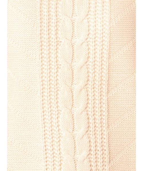 dazzlin（ダズリン）の「マーメイドラインケーブルニットアップ【セットアップ】（ワンピース・レディース・ブラック/ベージュ/オフホワイト/アイボリー・FREE）」の8枚目の写真