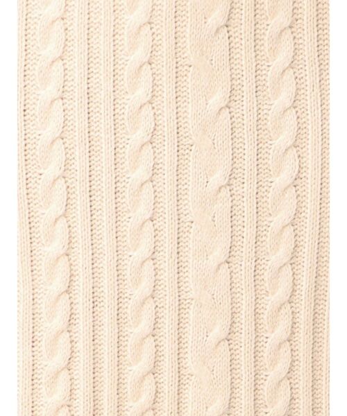 dazzlin（ダズリン）の「マーメイドラインケーブルニットアップ【セットアップ】（ワンピース・レディース・ブラック/ベージュ/オフホワイト/アイボリー・FREE）」の9枚目の写真