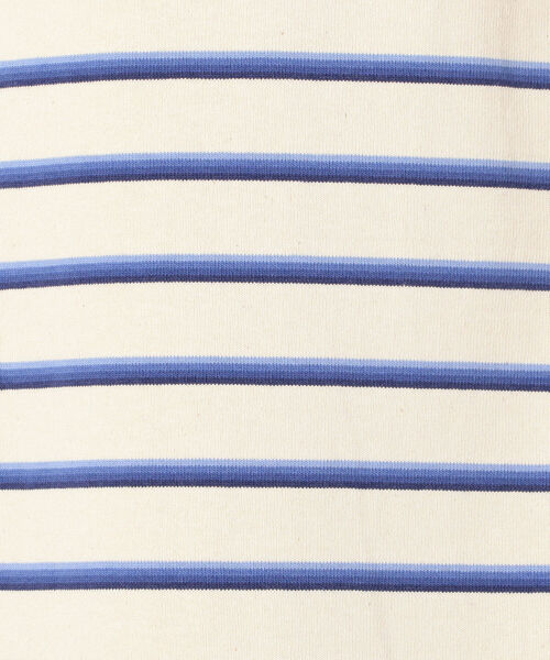 UNFIL(アンフィル)の「【unfil / アンフィル】cotton jesey breton shirt #WOSP-UM210(Tシャツ/カットソー・メンズ・ブラック×グレー/ホワイト系その他4・M/L)」の4枚目の写真