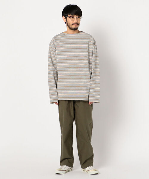 UNFIL(アンフィル)の「【unfil / アンフィル】cotton jesey breton shirt #WOSP-UM210(Tシャツ/カットソー・メンズ・ブラック×グレー/ホワイト系その他4・M/L)」の12枚目の写真
