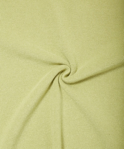 fifth calin（フィフスカラン）の「ボリュームスリーブカラーニット（ニット/セーター・レディース・パープル/グリーン/ベージュ・MEDIUM）」の9枚目の写真