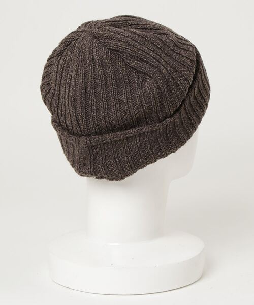 MIG&DEXI（ミグアンドデキシー）の「MIX RIB BEANIE ミックスリブビーニー / ニットビーニー（ニットキャップ/ビーニー・メンズ・ブラック/ネイビー/ブラウン・FREE）」の7枚目の写真