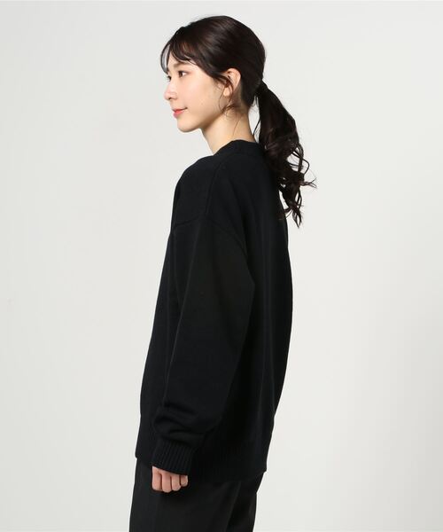 X-girl（エックスガール）の「SPRING MILLS LOGO KNIT TOP（ニット