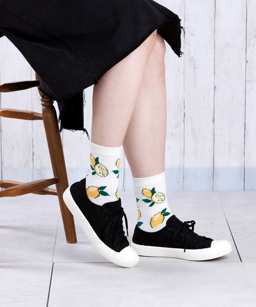 「kakko」（カッコ）の「レディース フルーツイラスト クルーソックス靴下（ソックス/靴下・レディース・A/B/C/D・ONE SIZE）」の18枚目の写真