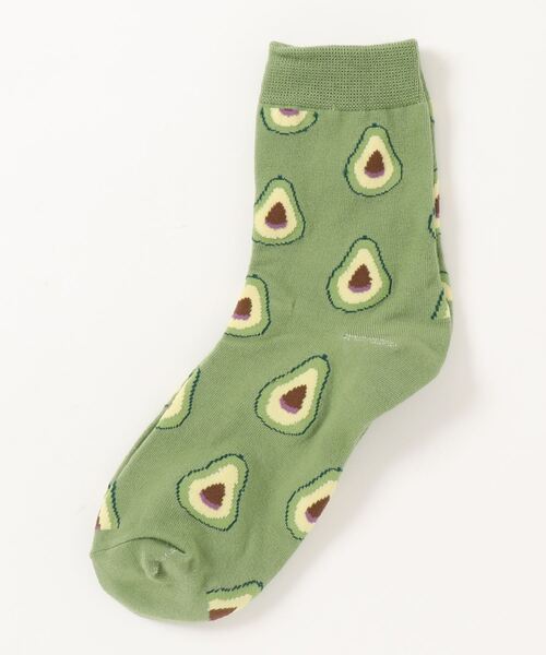 「kakko」（カッコ）の「レディース フルーツイラスト クルーソックス靴下（ソックス/靴下・レディース・A/B/C/D・ONE SIZE）」の21枚目の写真