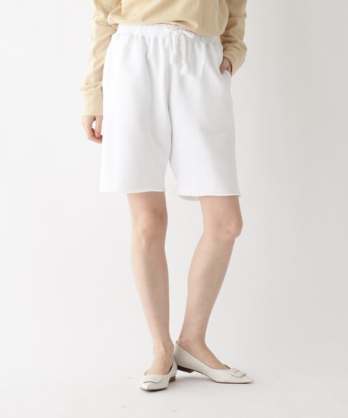 JET（ジェット）の「◆【ウォッシャブル】10ozスウェットショートパンツ（その他パンツ・レディース・グリーン/カーキ/ホワイト・04）」の2枚目の写真