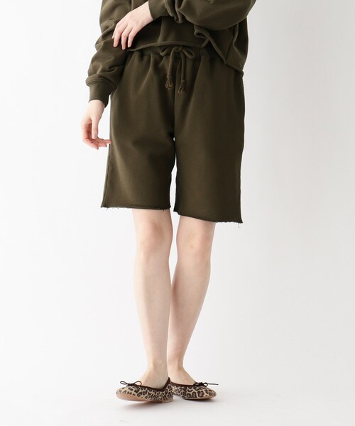 JET（ジェット）の「◆【ウォッシャブル】10ozスウェットショートパンツ（その他パンツ・レディース・グリーン/カーキ/ホワイト・04）」の3枚目の写真