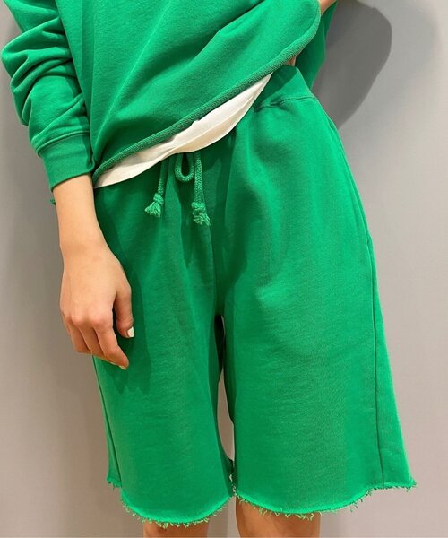 JET（ジェット）の「◆【ウォッシャブル】10ozスウェットショートパンツ（その他パンツ・レディース・グリーン/カーキ/ホワイト・04）」の6枚目の写真