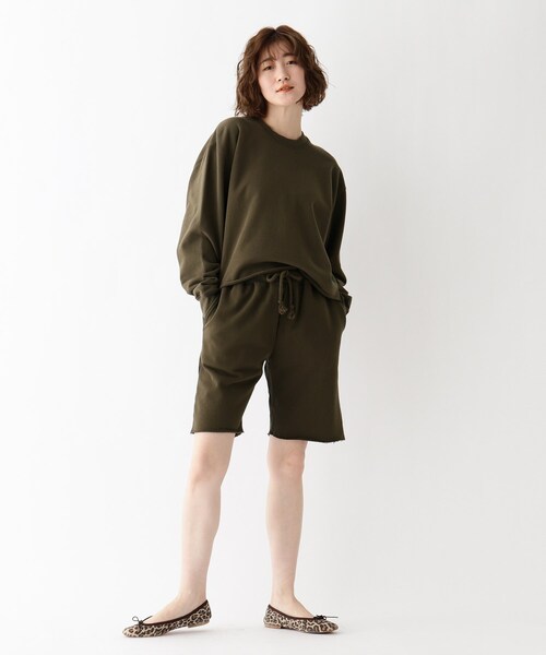 JET（ジェット）の「◆【ウォッシャブル】10ozスウェットショートパンツ（その他パンツ・レディース・グリーン/カーキ/ホワイト・04）」の16枚目の写真