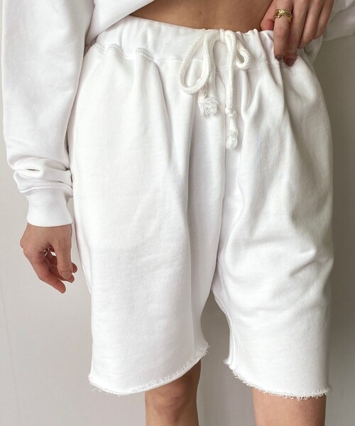 JET（ジェット）の「◆【ウォッシャブル】10ozスウェットショートパンツ（その他パンツ・レディース・グリーン/カーキ/ホワイト・04）」の7枚目の写真