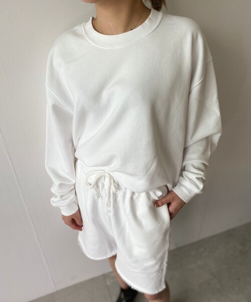 JET（ジェット）の「◆【ウォッシャブル】10ozスウェットショートパンツ（その他パンツ・レディース・グリーン/カーキ/ホワイト・04）」の13枚目の写真