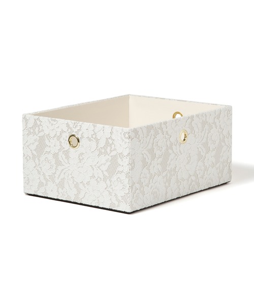 Francfranc（フランフラン）の「レース スタッキングボックス L