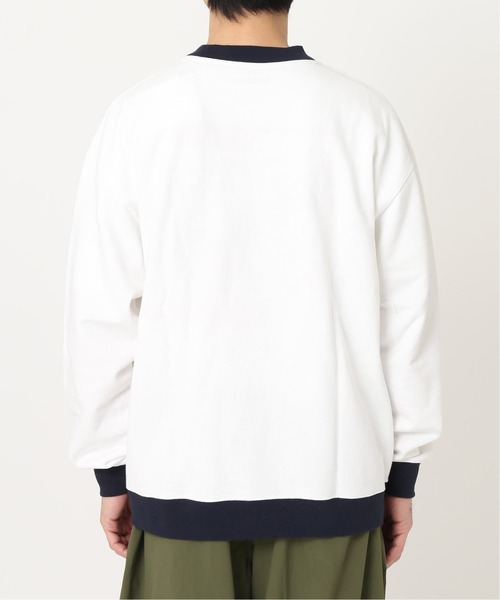 417 EDIFICE（フォーワンセブンエディフィス）の「◆【BIG SHIRTS / ビックシャツ】 ACHATS PARIS リンガースウェット（Tシャツ/カットソー・メンズ・ホワイト/ネイビー・SMALL/MEDIUM/LARGE）」の11枚目の写真