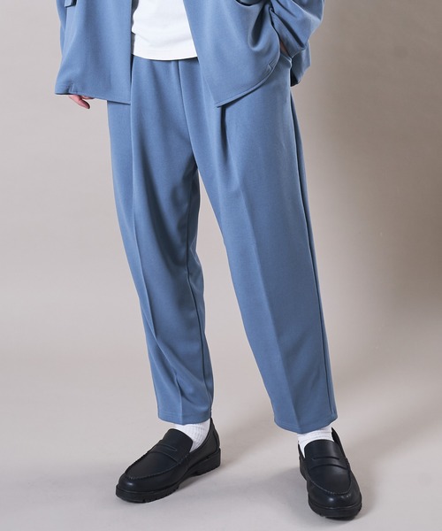 ADPOSION（アドポーション）の「【セットアップ対応】梨地テーパードワイドパンツ / バルーンパンツ（その他パンツ・メンズ・ブラック/ブラウン/グレー/グレイッシュブルー・MEDIUM/LARGE）」の4枚目の写真