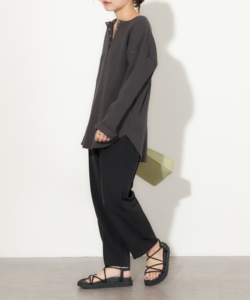 natural couture（ナチュラルクチュール）の「細ヒモスポーツサンダル（サンダル・レディース・アイボリー/ブラック・SMALL/MEDIUM/LARGE）」の16枚目の写真