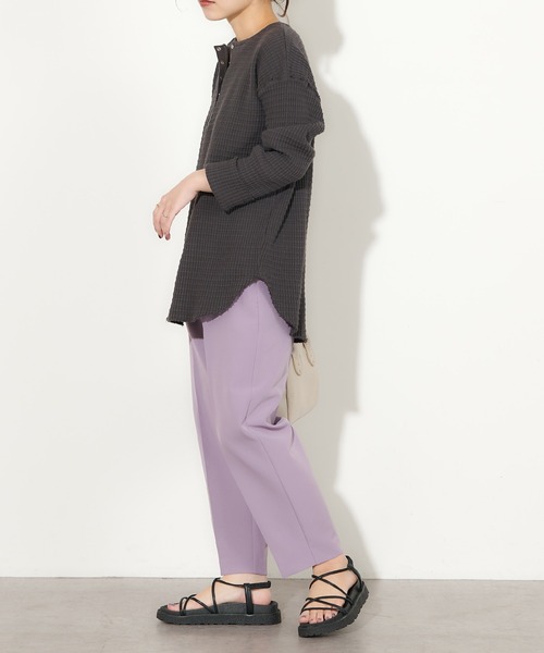 natural couture（ナチュラルクチュール）の「細ヒモスポーツサンダル（サンダル・レディース・アイボリー/ブラック・SMALL/MEDIUM/LARGE）」の11枚目の写真