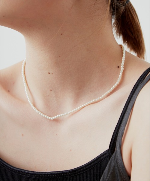 Aunt Marie's(アントマリーズ)の「3mm PEARL NECKLACE / 3mmパールネックレス(ネックレス・レディース・ホワイト・FREE)」の6枚目の写真