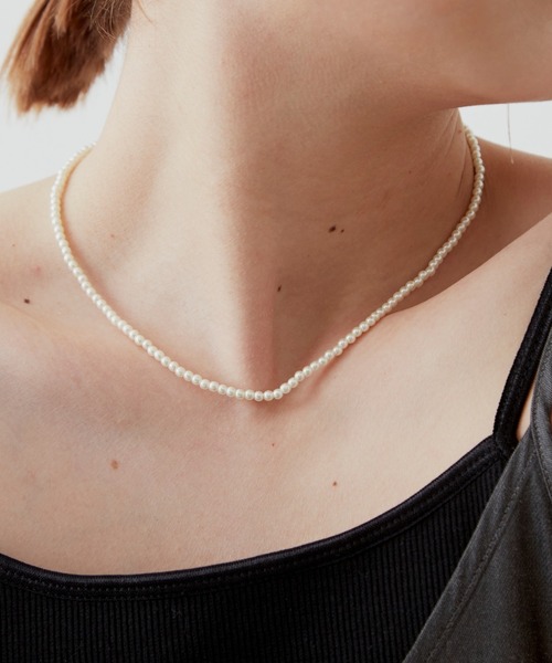 Aunt Marie's(アントマリーズ)の「3mm PEARL NECKLACE / 3mmパールネックレス(ネックレス・レディース・ホワイト・FREE)」の7枚目の写真