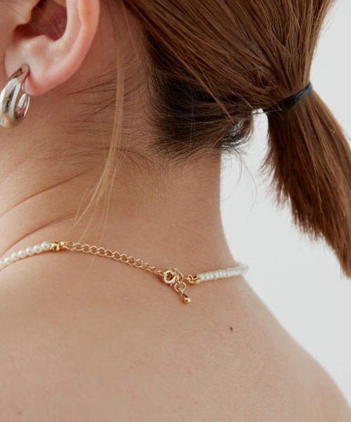 Aunt Marie's(アントマリーズ)の「3mm PEARL NECKLACE / 3mmパールネックレス(ネックレス・レディース・ホワイト・FREE)」の3枚目の写真