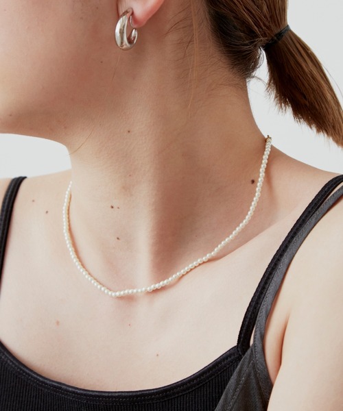 Aunt Marie's(アントマリーズ)の「3mm PEARL NECKLACE / 3mmパールネックレス(ネックレス・レディース・ホワイト・FREE)」の4枚目の写真