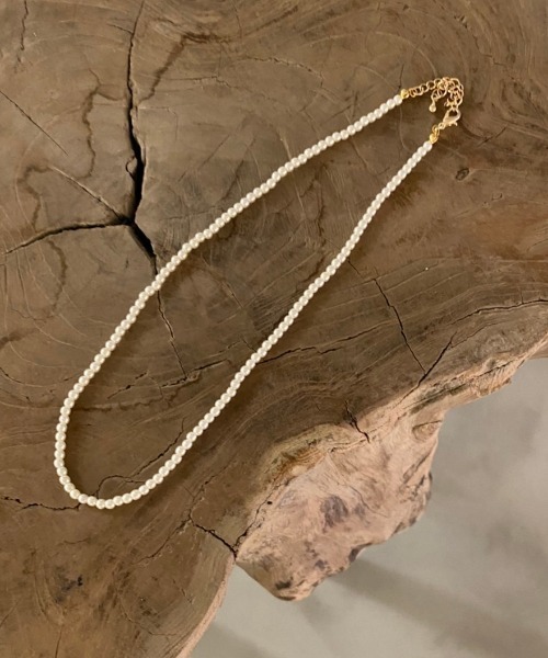 Aunt Marie's(アントマリーズ)の「3mm PEARL NECKLACE / 3mmパールネックレス(ネックレス・レディース・ホワイト・FREE)」の5枚目の写真