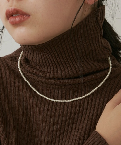 Aunt Marie's(アントマリーズ)の「3mm PEARL NECKLACE / 3mmパールネックレス(ネックレス・レディース・ホワイト・FREE)」の11枚目の写真