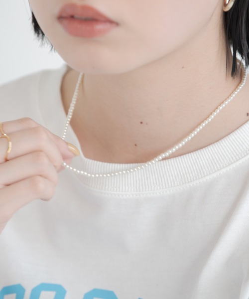 Aunt Marie's(アントマリーズ)の「3mm PEARL NECKLACE / 3mmパールネックレス(ネックレス・レディース・ホワイト・FREE)」の22枚目の写真