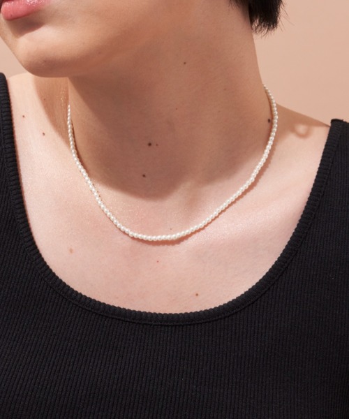 Aunt Marie's(アントマリーズ)の「3mm PEARL NECKLACE / 3mmパールネックレス(ネックレス・レディース・ホワイト・FREE)」の19枚目の写真