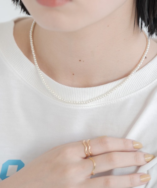 3mm PEARL NECKLACE / 3mmパールネックレス（ネックレス）｜Aunt