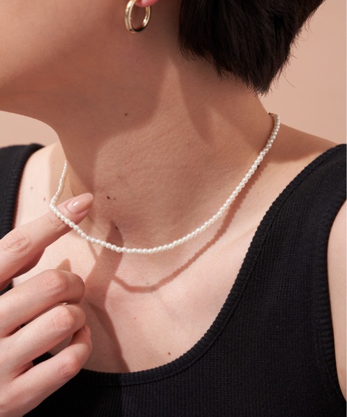 Aunt Marie's(アントマリーズ)の「3mm PEARL NECKLACE / 3mmパールネックレス(ネックレス・レディース・ホワイト・FREE)」の16枚目の写真