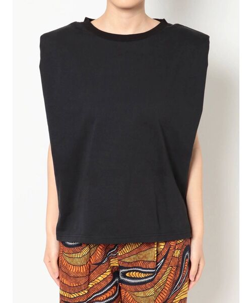 Ungrid（アングリッド）の「肩パットノースリトップス（Tシャツ/カットソー・レディース・ブラック/オフホワイト/その他1・FREE）」の21枚目の写真