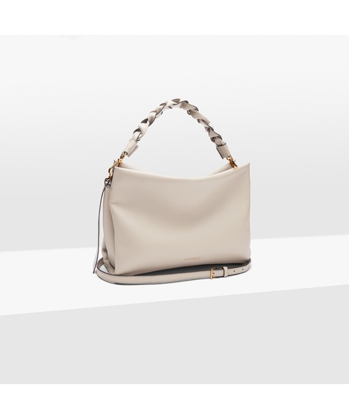 COCCINELLE(コチネレ)の「《COCCINELLE/コチネレ》BOHEME MEDIUM(ショルダーバッグ・レディース・カーキ/ホワイト/ベージュ・FREE)」の8枚目の写真