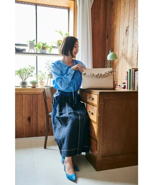 COCCINELLE(コチネレ)の「《COCCINELLE/コチネレ》BOHEME MEDIUM(ショルダーバッグ・レディース・カーキ/ホワイト/ベージュ・FREE)」の14枚目の写真