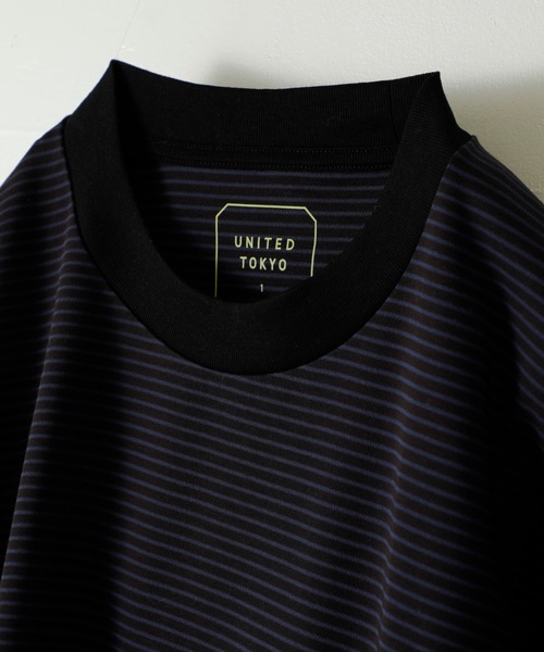 UNITED TOKYO(ユナイテッドトウキョウ)の「テクノラマオーバーサイズTシャツ(Tシャツ/カットソー・メンズ・ネイビー/ライトグリーン/アイボリー/ブラック・1/2)」の10枚目の写真