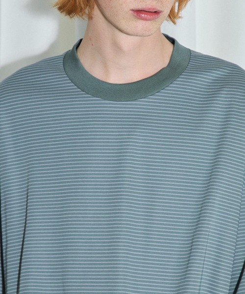 UNITED TOKYO(ユナイテッドトウキョウ)の「テクノラマオーバーサイズTシャツ(Tシャツ/カットソー・メンズ・ネイビー/ライトグリーン/アイボリー/ブラック・1/2)」の12枚目の写真