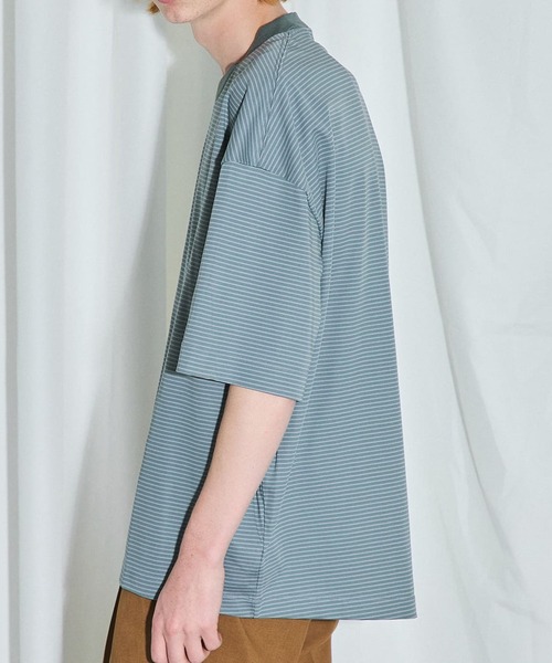 UNITED TOKYO(ユナイテッドトウキョウ)の「テクノラマオーバーサイズTシャツ(Tシャツ/カットソー・メンズ・ネイビー/ライトグリーン/アイボリー/ブラック・1/2)」の21枚目の写真