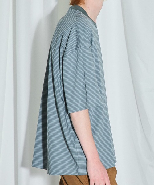 UNITED TOKYO(ユナイテッドトウキョウ)の「テクノラマオーバーサイズTシャツ(Tシャツ/カットソー・メンズ・ネイビー/ライトグリーン/アイボリー/ブラック・1/2)」の20枚目の写真