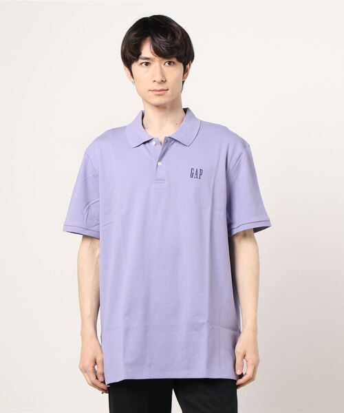 GAP（ギャップ）の「Gapロゴ ピケポロシャツ（ポロシャツ）」 - WEAR
