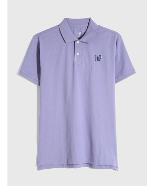 GAP（ギャップ）の「Gapロゴ ピケポロシャツ（ポロシャツ・メンズ・ブラック/パープル/ネイビー/グレー/イエロー/グリーン/ホワイト系その他・S/M/L/XL/XS）」の21枚目の写真