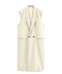SHAREEF | 【SHAREEF】EX.LONG TAILORED VEST(ベスト)