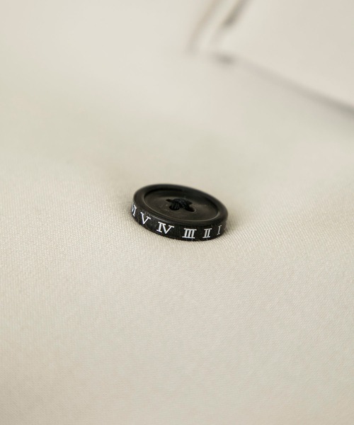 SHAREEF（シャリーフ）の「【SHAREEF】EX.LONG TAILORED VEST（ベスト・メンズ・ホワイト/ブラック・2/1）」の12枚目の写真