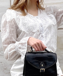 Crea titty&Co. PETIT | 【Crea titty&Co.PETIT】フリルレースキャンディブラウス(シャツ/ブラウス)