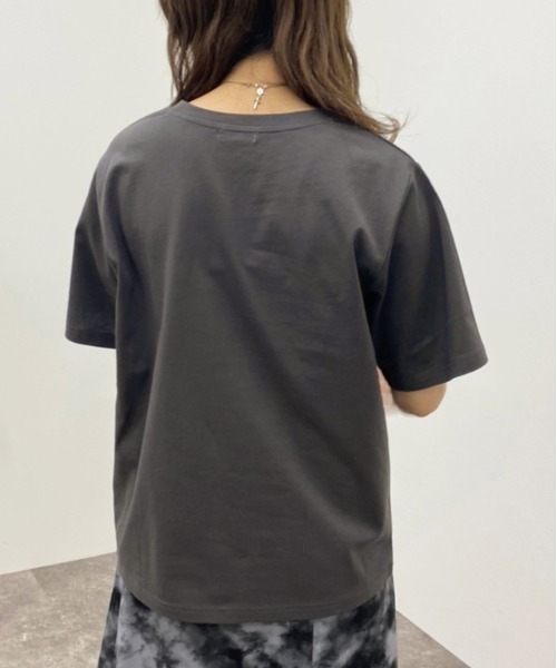 apres jour mignon（アプレジュールミニョン）の「カレッジプリントＴシャツ 【ZOZOTOWN限定アイテム】（Tシャツ/カットソー・レディース・ネイビー/杢グレー/ブラック/ナチュラル・フリー/X-LARGE）」の10枚目の写真