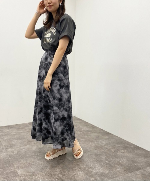 apres jour mignon（アプレジュールミニョン）の「カレッジプリントＴシャツ 【ZOZOTOWN限定アイテム】（Tシャツ/カットソー・レディース・ネイビー/杢グレー/ブラック/ナチュラル・フリー/X-LARGE）」の12枚目の写真