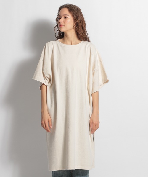 ichi（イチ）の「【ichi(イチ)】ビッグカットソーワンピース（ワンピース・レディース・ブラック/カーキ/ナチュラル・FREE）」の12枚目の写真