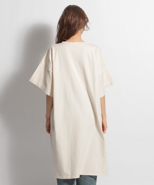 ichi（イチ）の「【ichi(イチ)】ビッグカットソーワンピース（ワンピース・レディース・ブラック/カーキ/ナチュラル・FREE）」の7枚目の写真