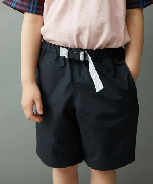 &yam(アンドヤム)の「水陸両用 速乾素材 ベルト付き配色ポケットショートパンツ(その他パンツ・キッズ・グリーン/ブラウン/オレンジ/ブラック/ベージュ・110-120cm/140-150cm/130-140cm/150-160cm/120-130cm)」の9枚目の写真