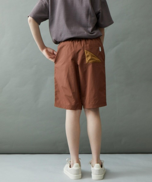 &yam(アンドヤム)の「水陸両用 速乾素材 ベルト付き配色ポケットショートパンツ(その他パンツ・キッズ・グリーン/ブラウン/オレンジ/ブラック/ベージュ・110-120cm/140-150cm/130-140cm/150-160cm/120-130cm)」の13枚目の写真